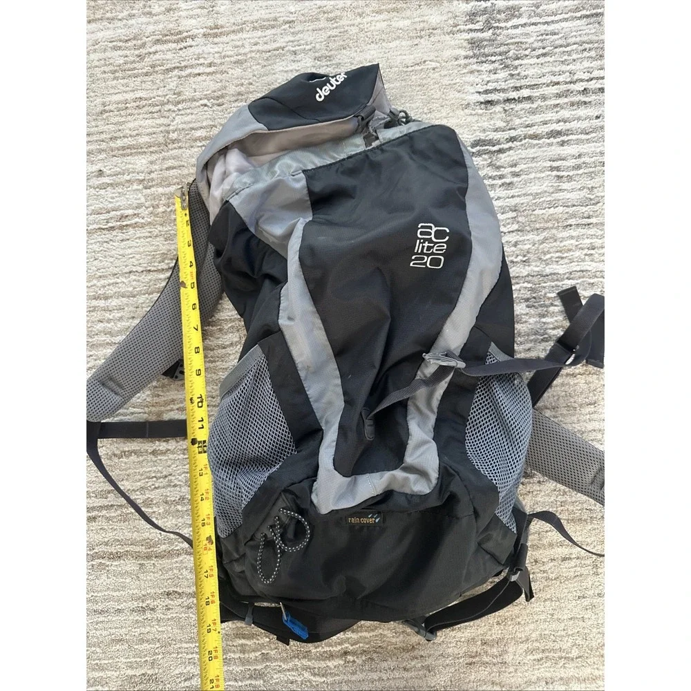Deuter AC Lite 20L Rucksack Grau Schwarz Aircomfort Wanderrucksack Gray/Black